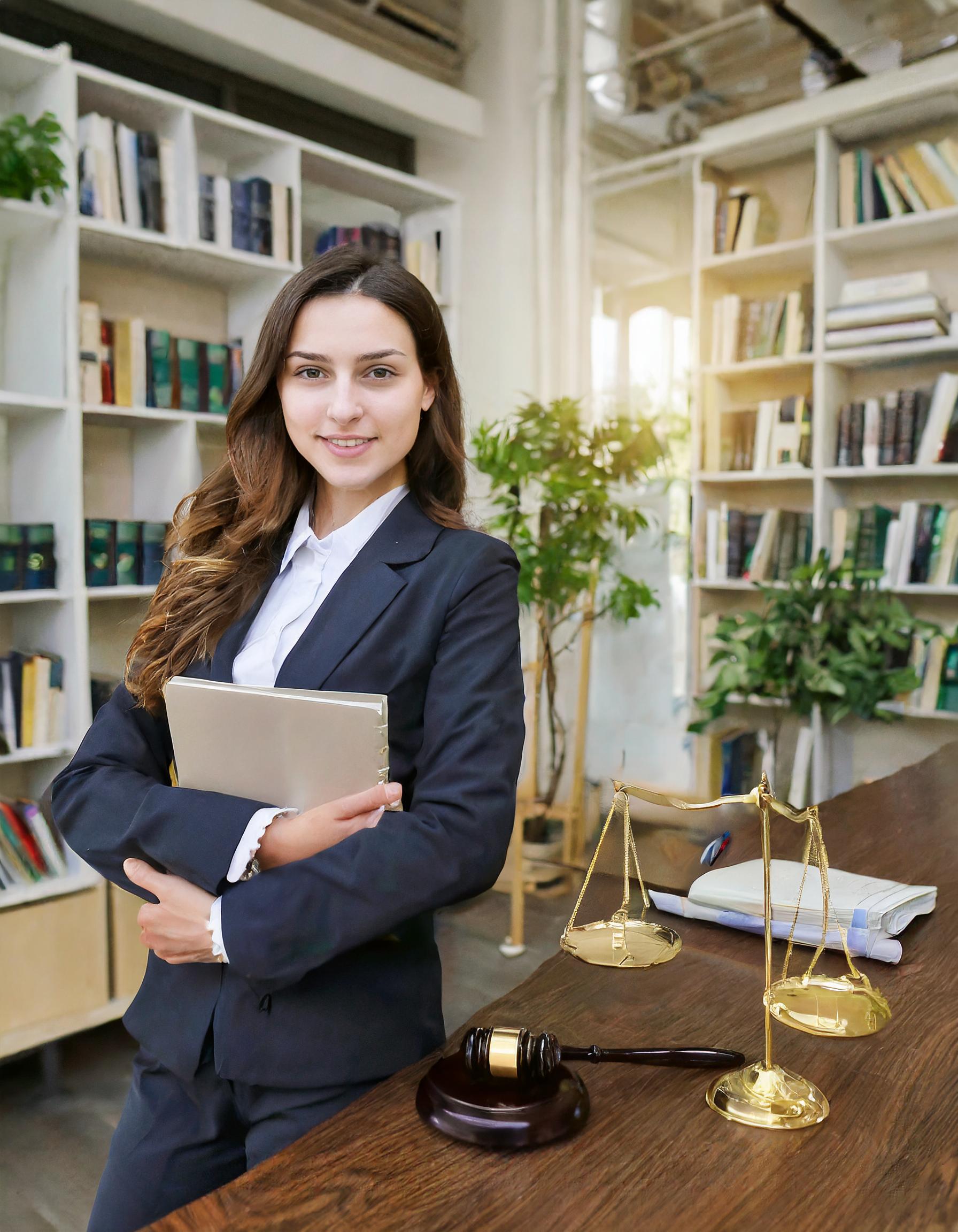 Person in einem professionellen Steuerberatungsbüro