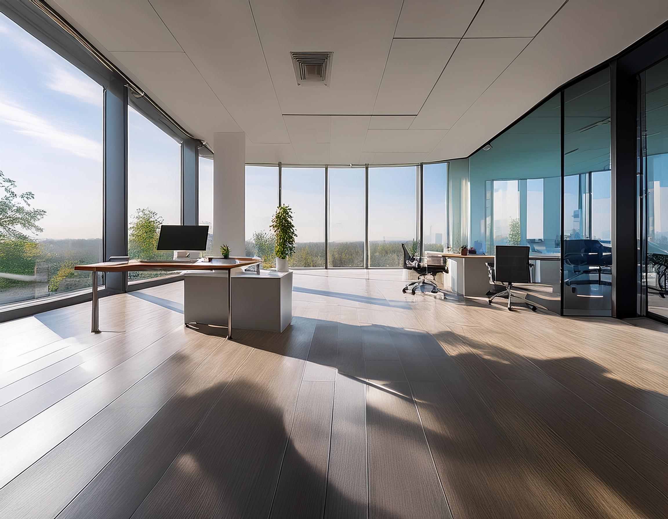 Elegantes Büro einer Steuerberatung in Frankfurt